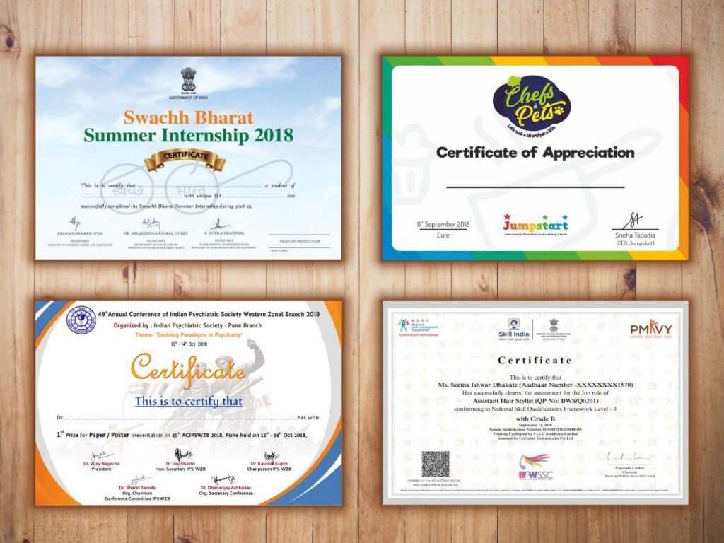 Certificate Printing Inverness